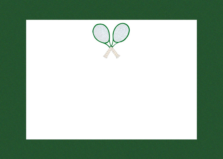 Tennis Cabana Correspondence Cards