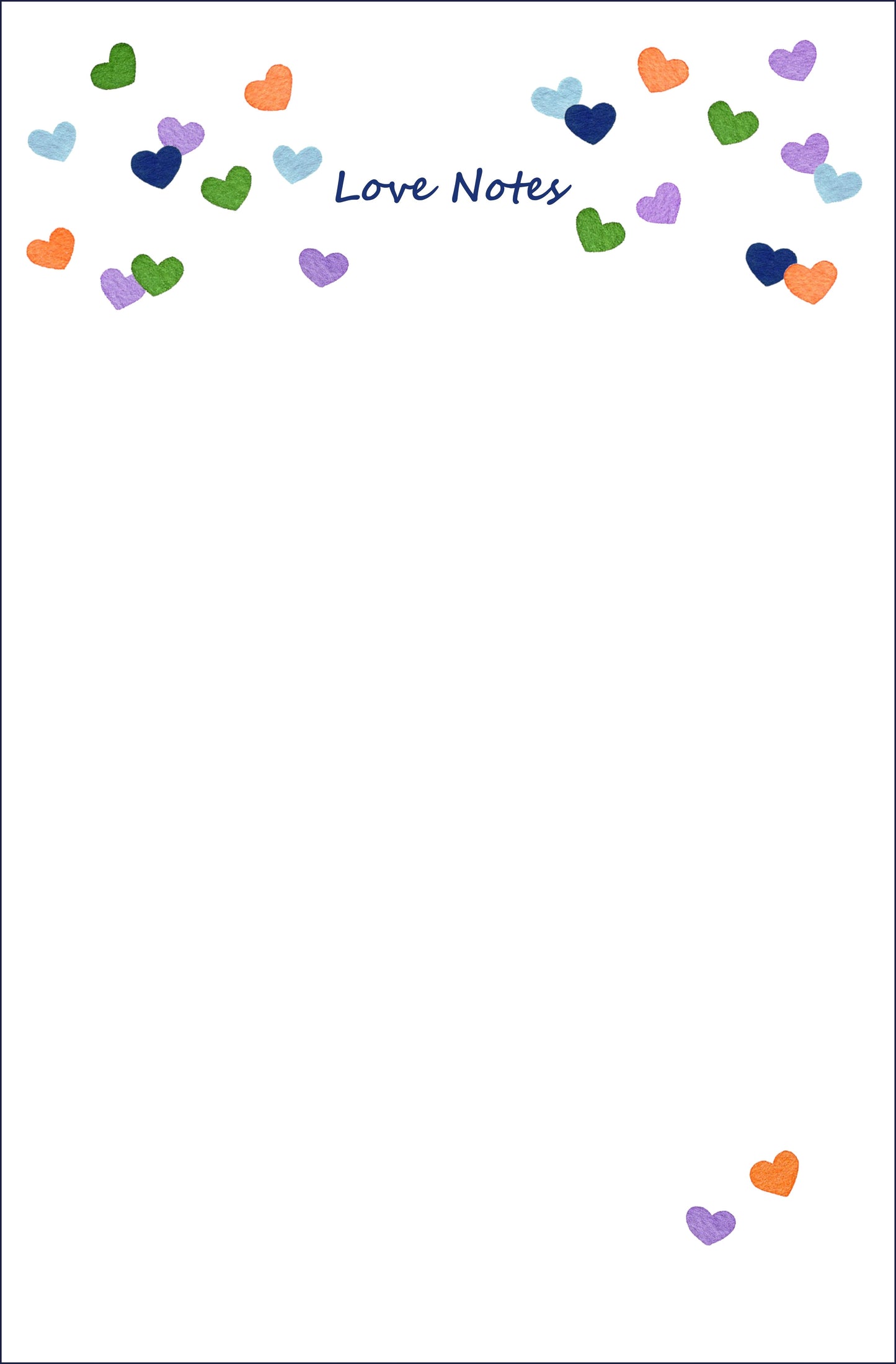 LOVE NOTES Notepad