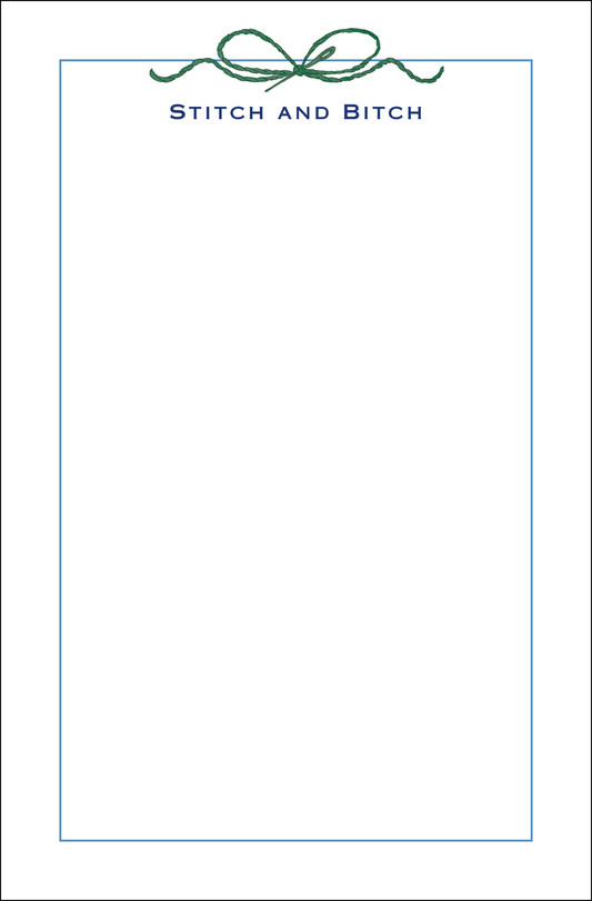 STITCH & BITCH Notepad