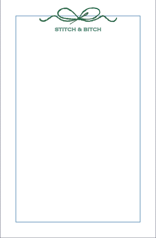 STITCH & BITCH Notepad