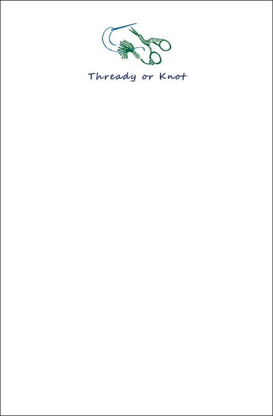 THREADY OR KNOT Notepad
