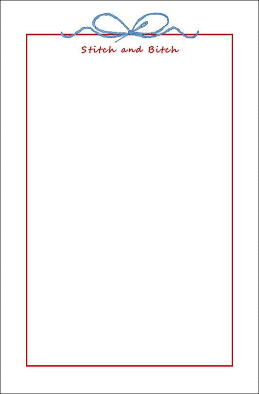 STITCH & BITCH Notepad
