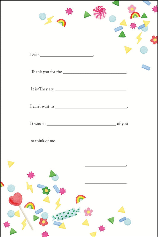 CANDY - CHILDREN'S THANK YOU STATIONERY
