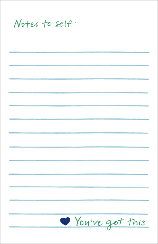 NOTES TO SELF NOTEPAD