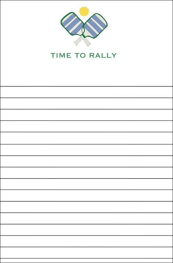 PICKLEBALL Notepad