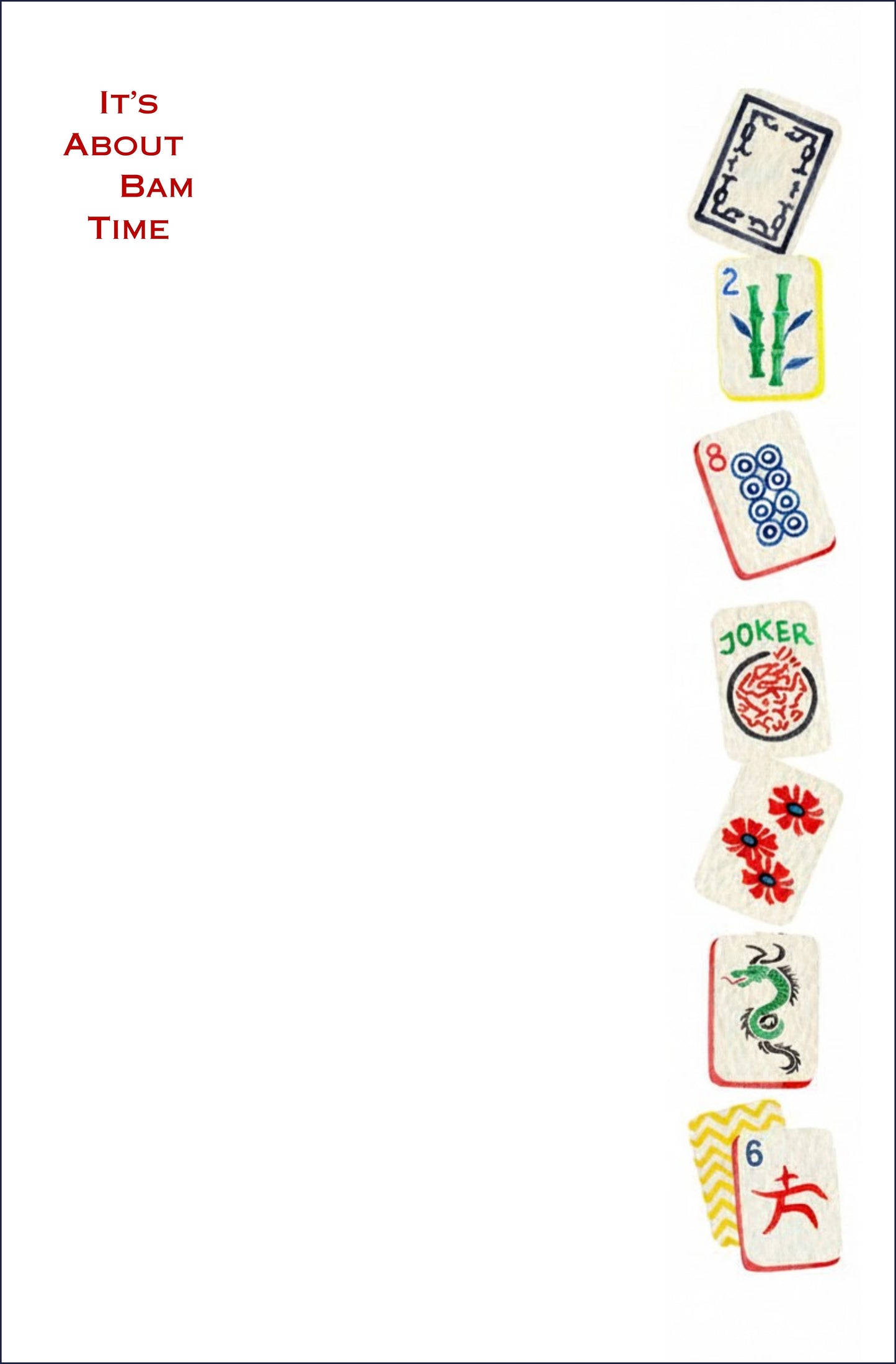 MAHJONG Notepad