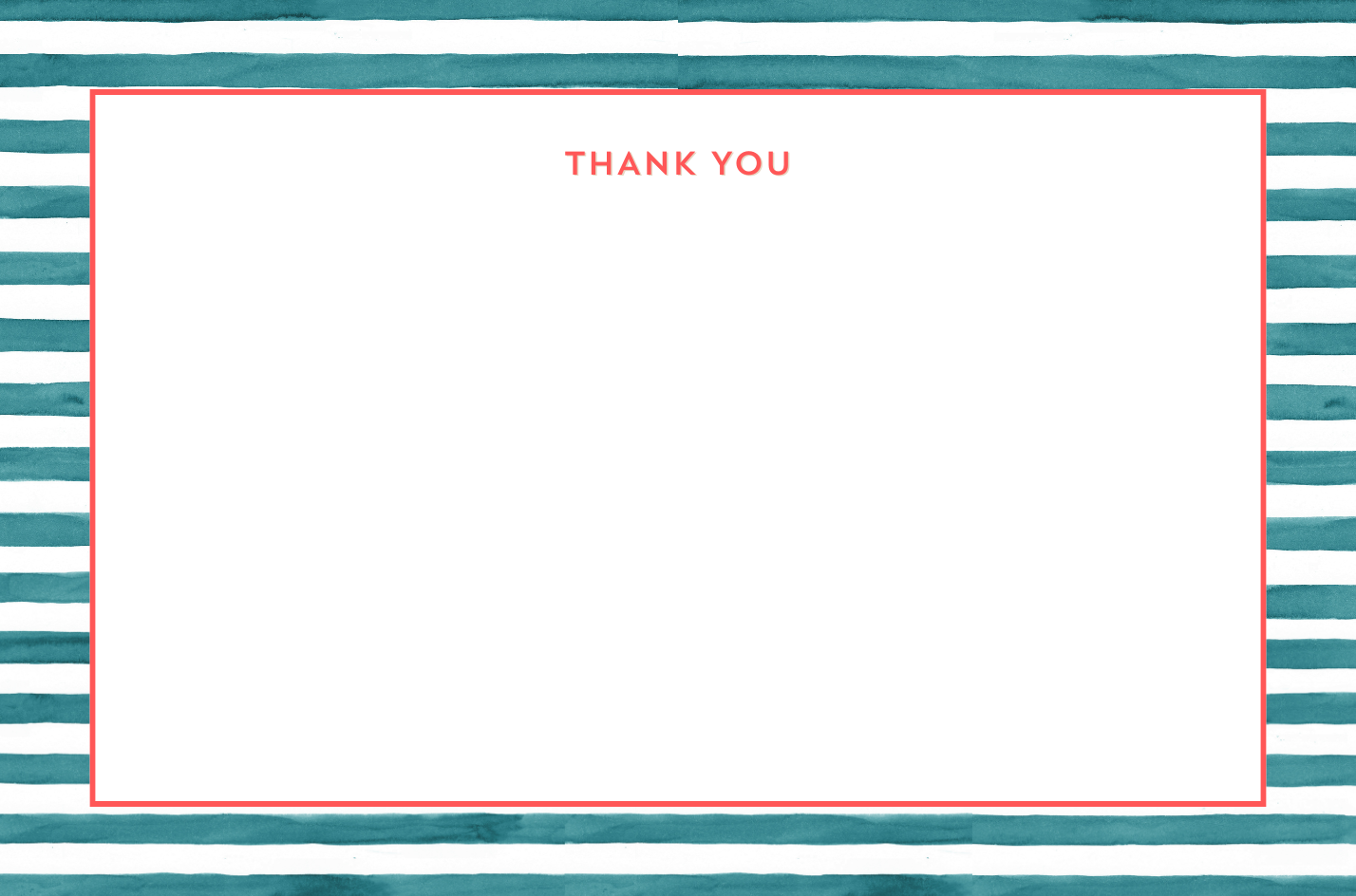 THANK YOU CARD SET
