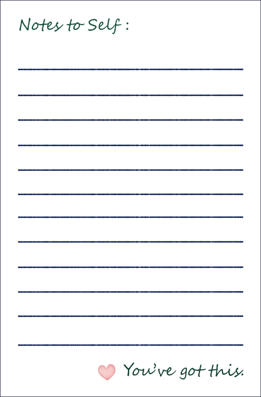 NOTES TO SELF Notepad