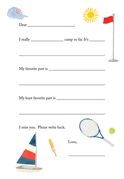 CAMP BOAT Stationery Package