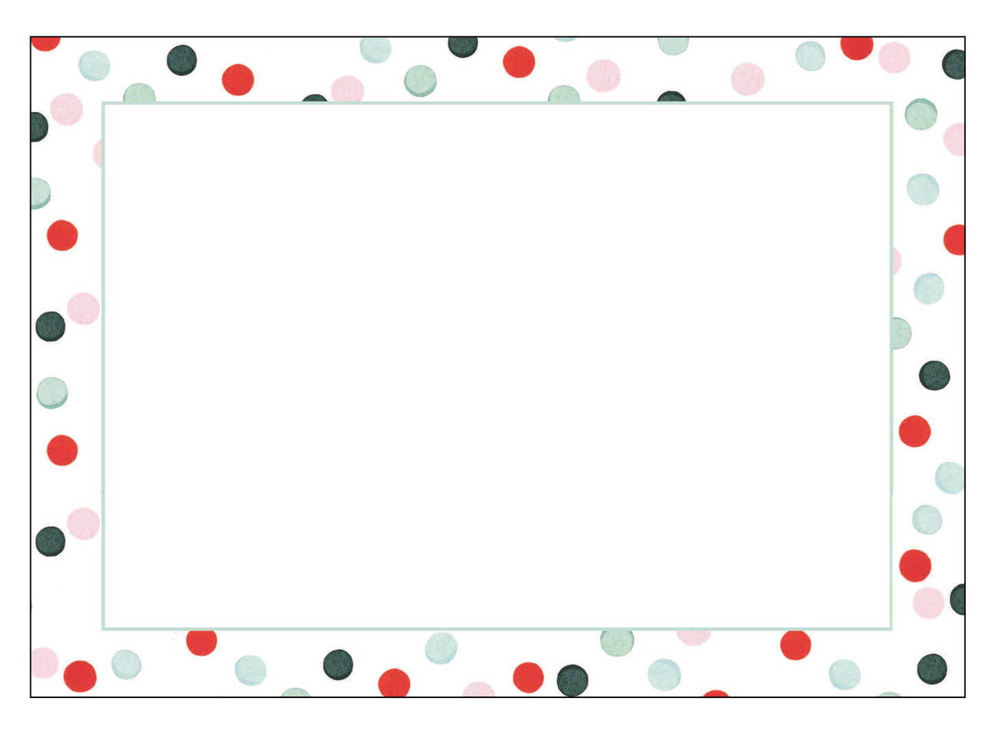 CONFETTI CORRESPONDENCE CARDS