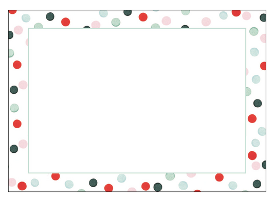 CONFETTI CORRESPONDENCE CARDS