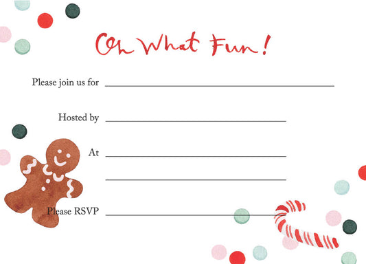Invitations: Christmas Party - Oh What Fun